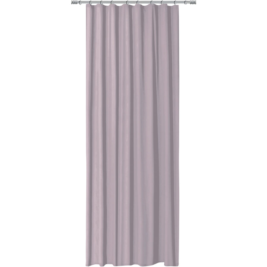 Vorhang Sheila B H lichtdurchlässig Mauve Baumwolle blickdicht 260 cm / 135