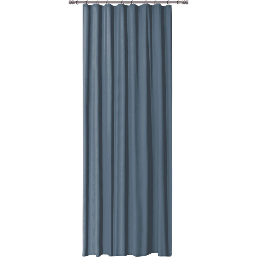 Vorhang Sheila Baumwolle Blau blickdicht lichtdurchlässig cm 135 B / H 260