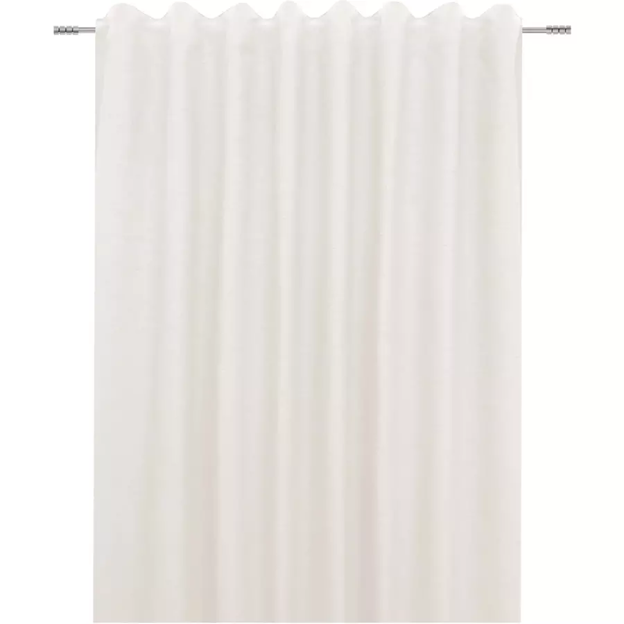 Polyester Joy 250 / Vorhang blickdicht cm B Nachtvorhang dimout 135 H / Offwhite